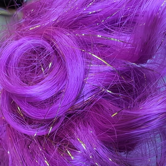 Pink Gold Wig Halloween Costume New - Picture 2 of 6